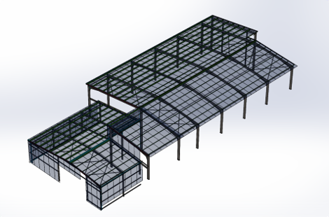 Nyaho Clinic composite steel mezzanine multi-level extension construction Ghana